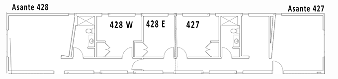 Asante Bridge Apartments floor plan - UC San Diego International House