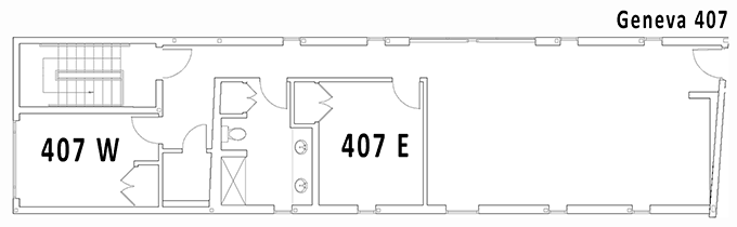 Geneva North Bridge Apartments floor plan - UC San Diego International House