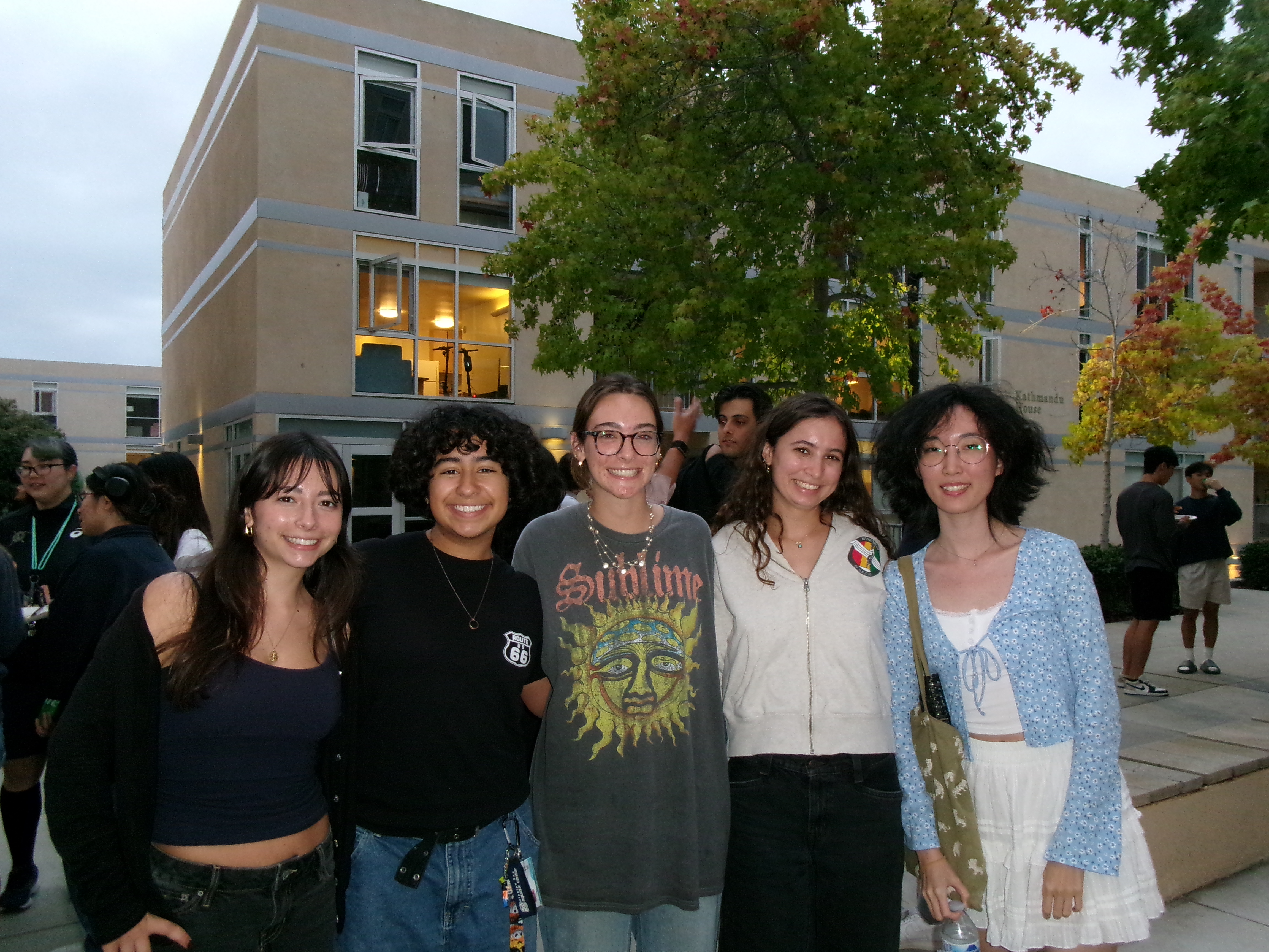 Students at Neighborhood Mixer